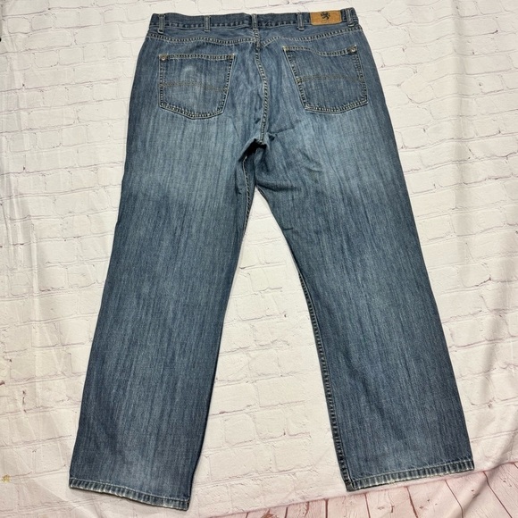 Tommy Hilfiger Jeans Crest Mens denim Loose Straight pants 40x32 Vintage 90s Y2K - Picture 5 of 12